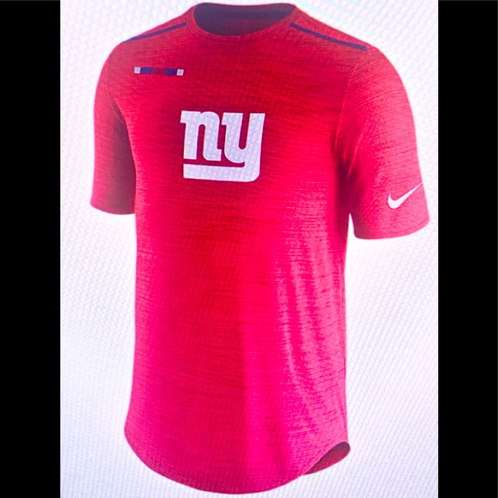 NEW YORK GIANTS BREATHE PLAYER TOP AS IN THE TEE ISSUED TO THE PLAYERS/TEAM